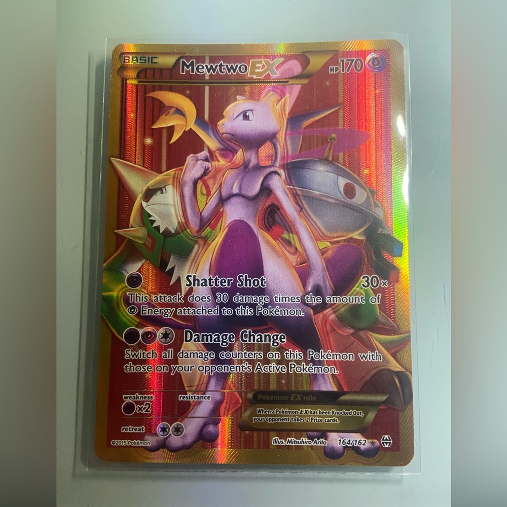 Mewtwo EX Secret Rare Full Art 164/162 BreakThrough